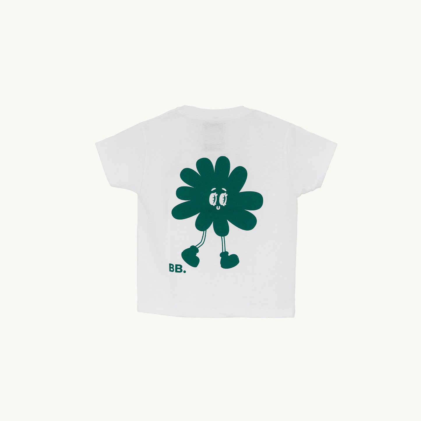 Hvid tee - Grøn kondi