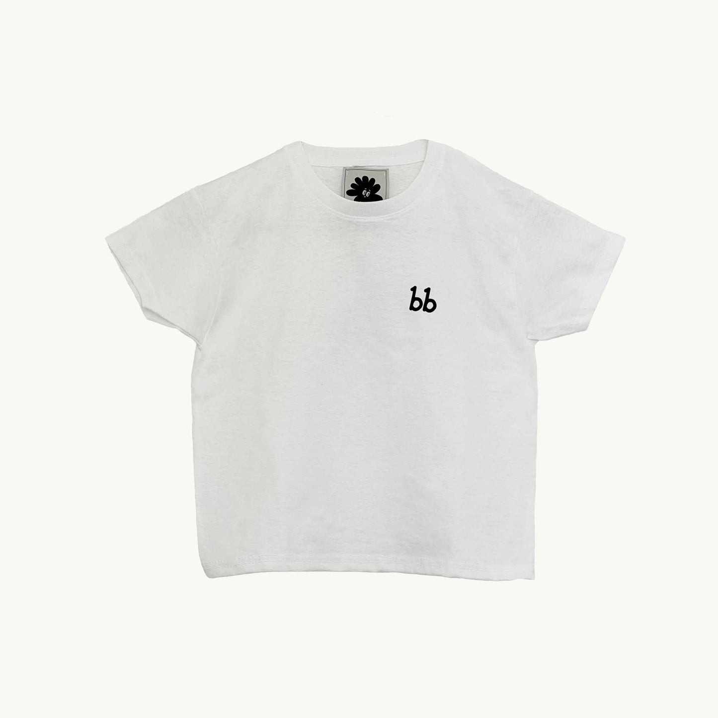 Hvid tee - Solmotiv