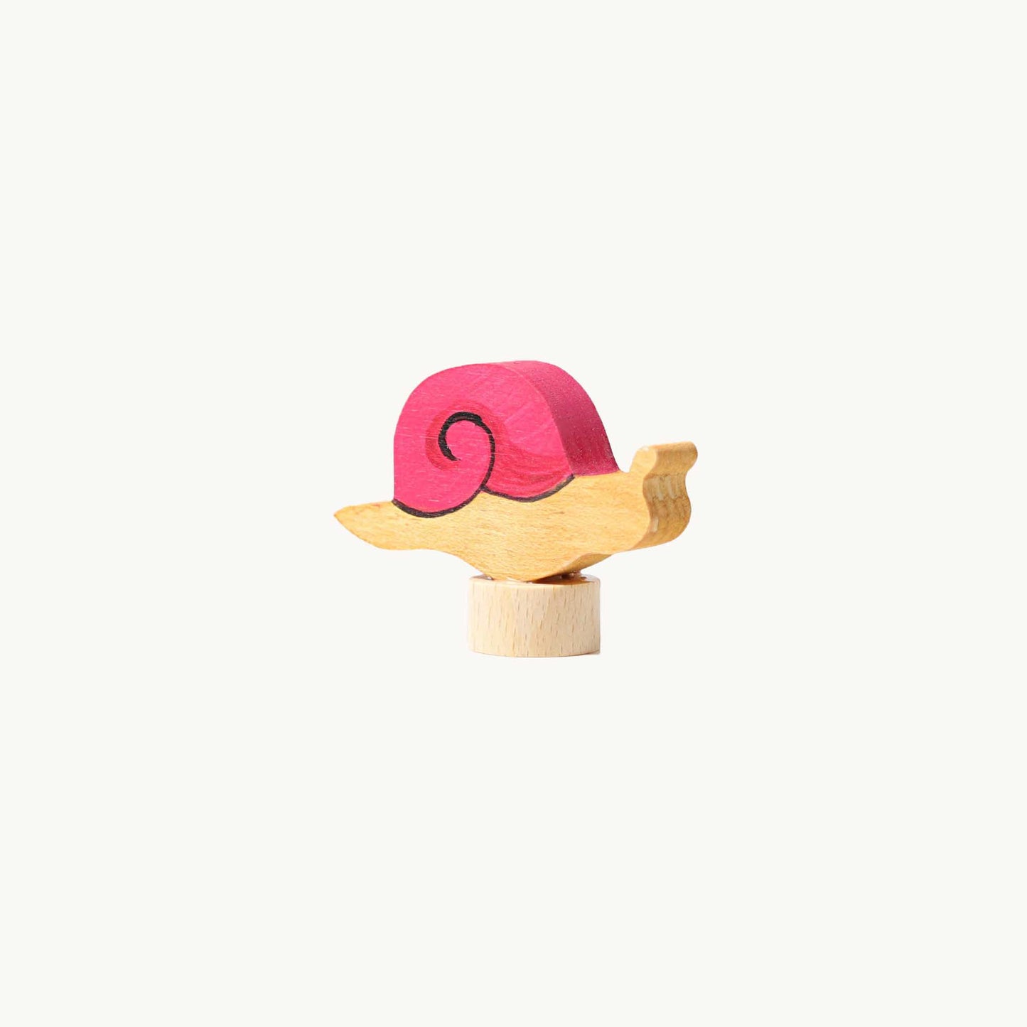 Træfigur - Pink snegl
