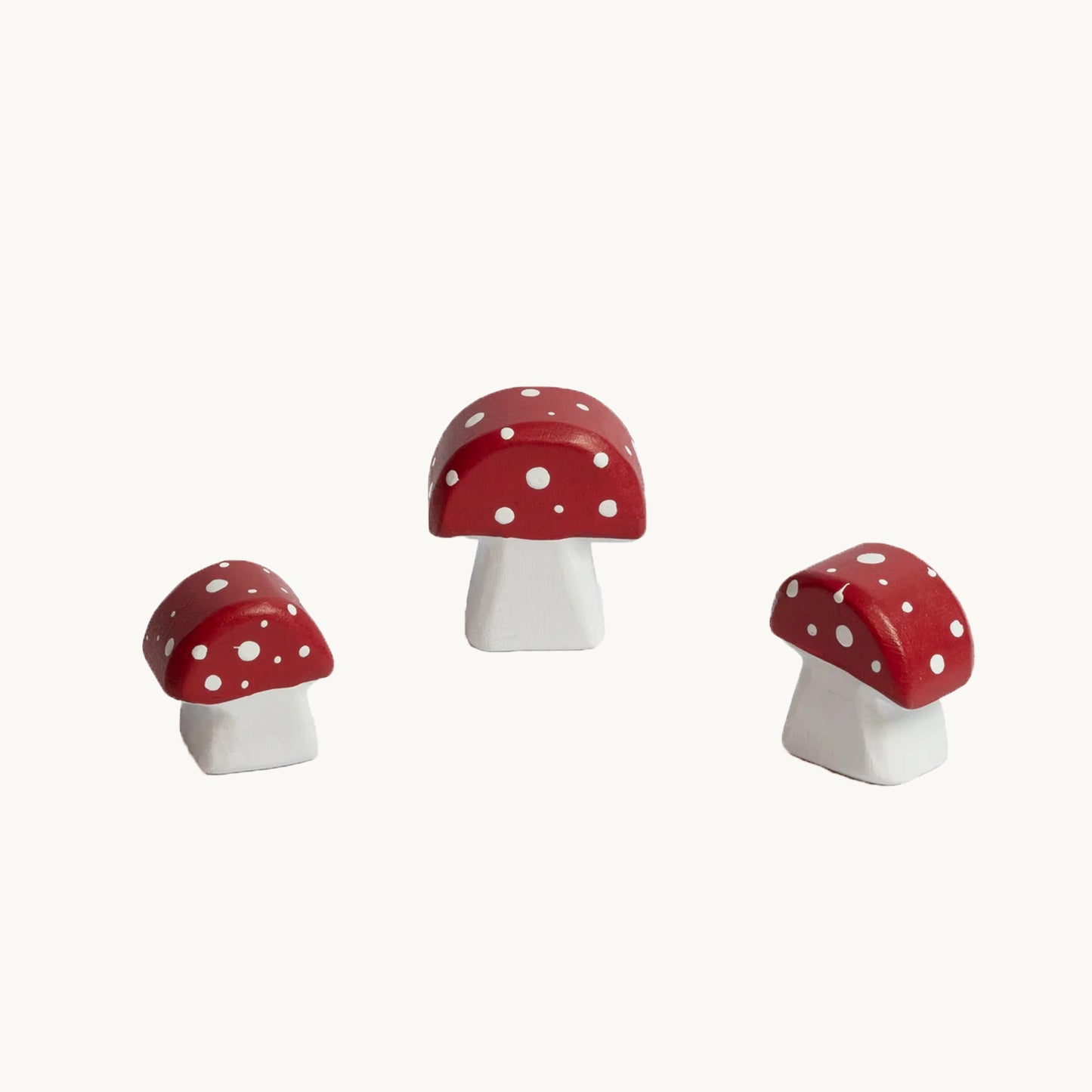 Træfigur - Fluesvampe, 3 stk.