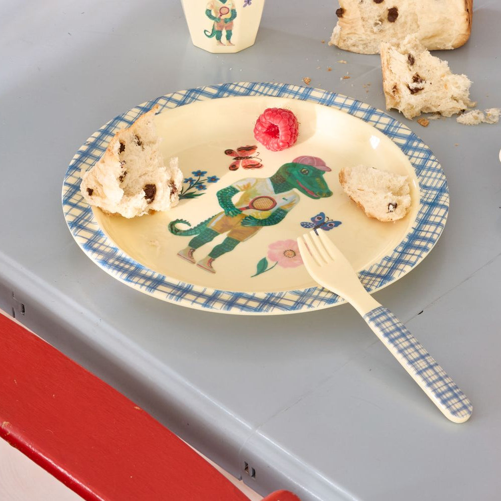 Nathalie Lété børnetallerken - blå