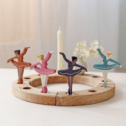 grimm's celebration dekorative figurer - ballerinaer