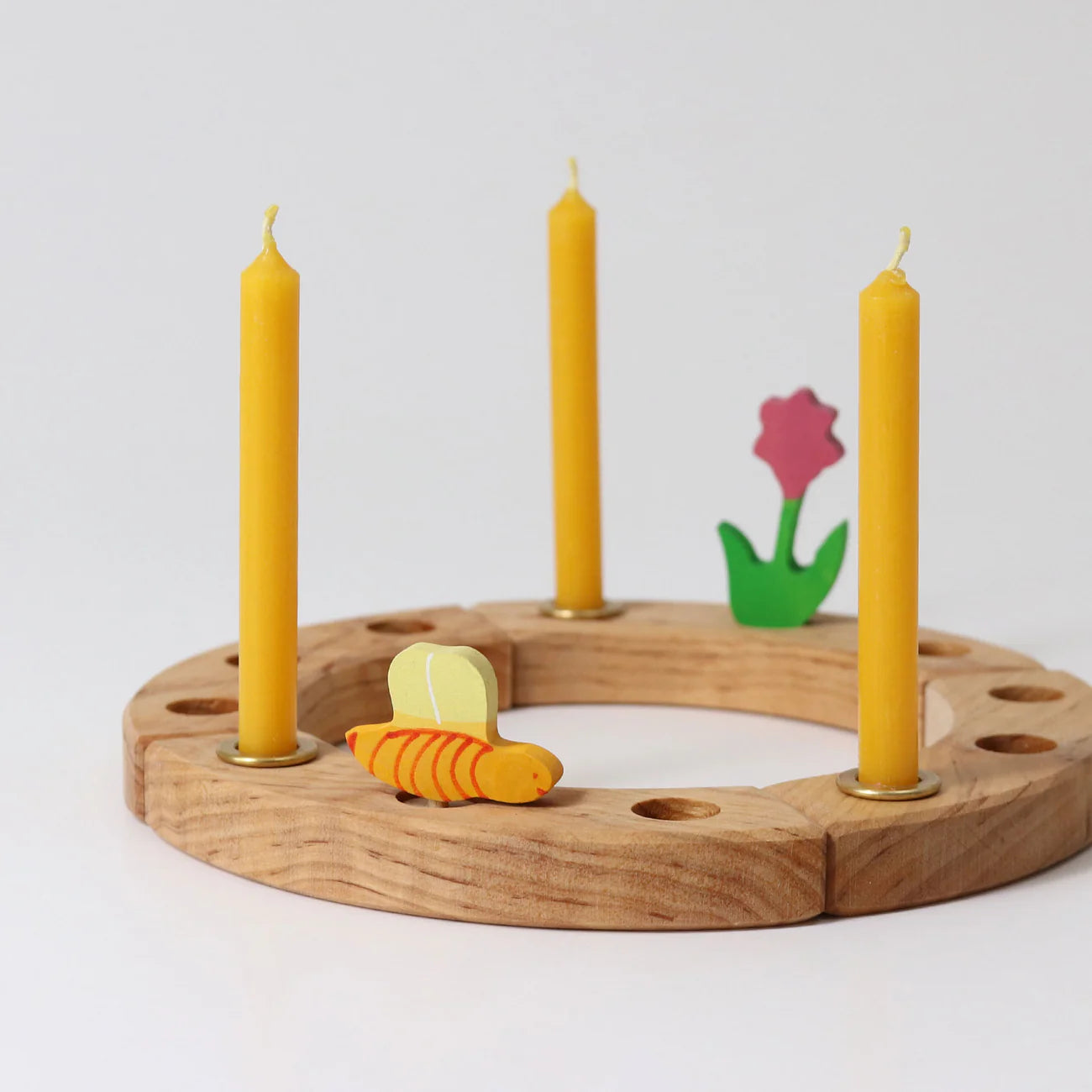 Beeswax candles - Amber, 12 pcs.