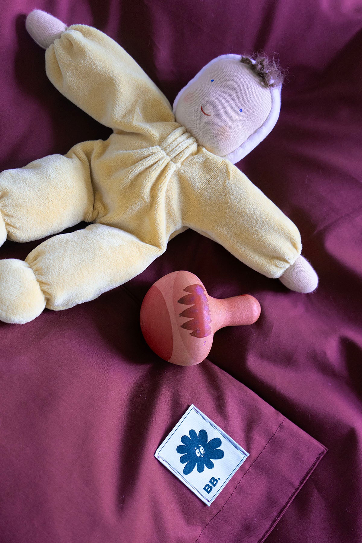 Håndlavet velourdukke, Sun