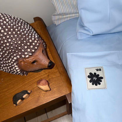 Surplus juniorsengetøj - Himmelblå