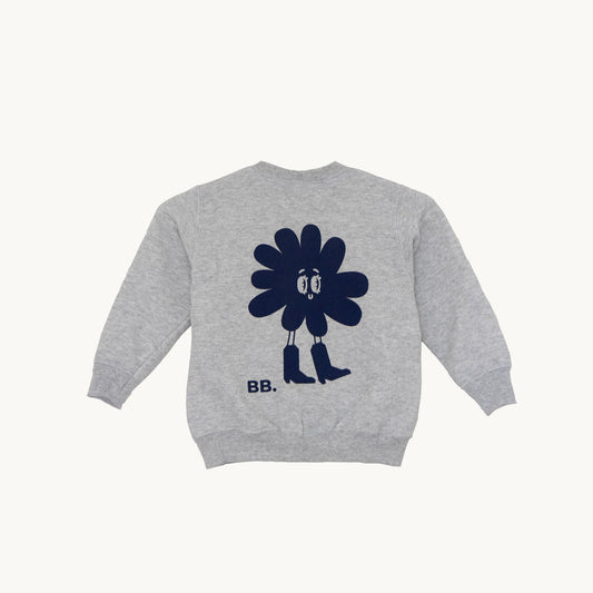 Blomsterbarn Sweat - Navy boot