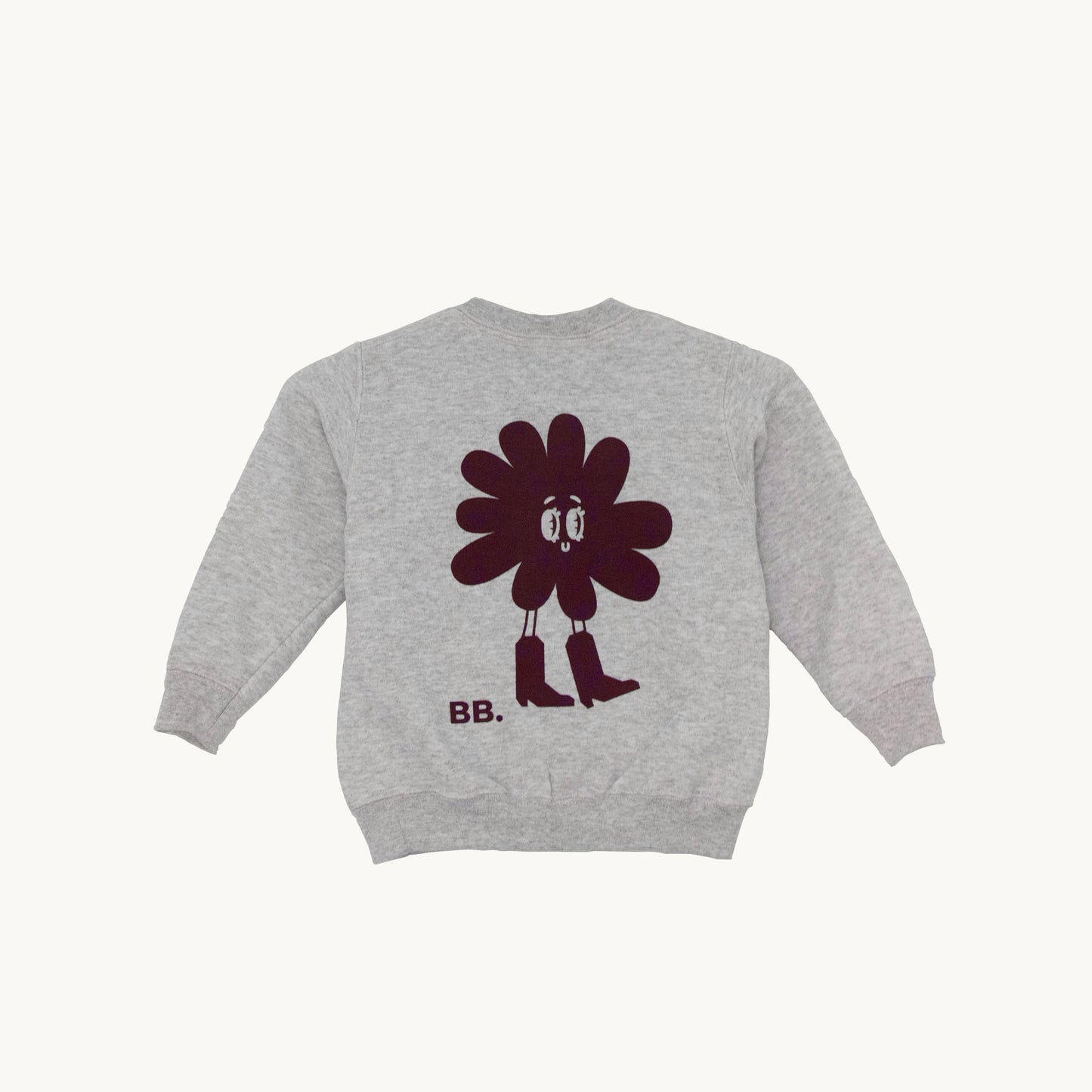 Blomsterbarn Sweat - Bordeaux boot