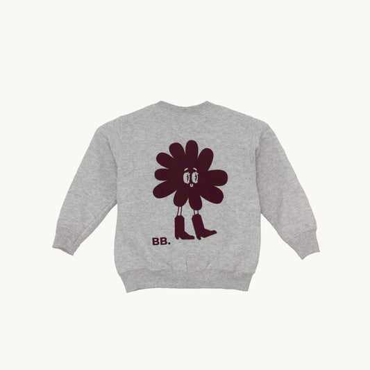 Blomsterbarn Sweat - Bordeaux boot