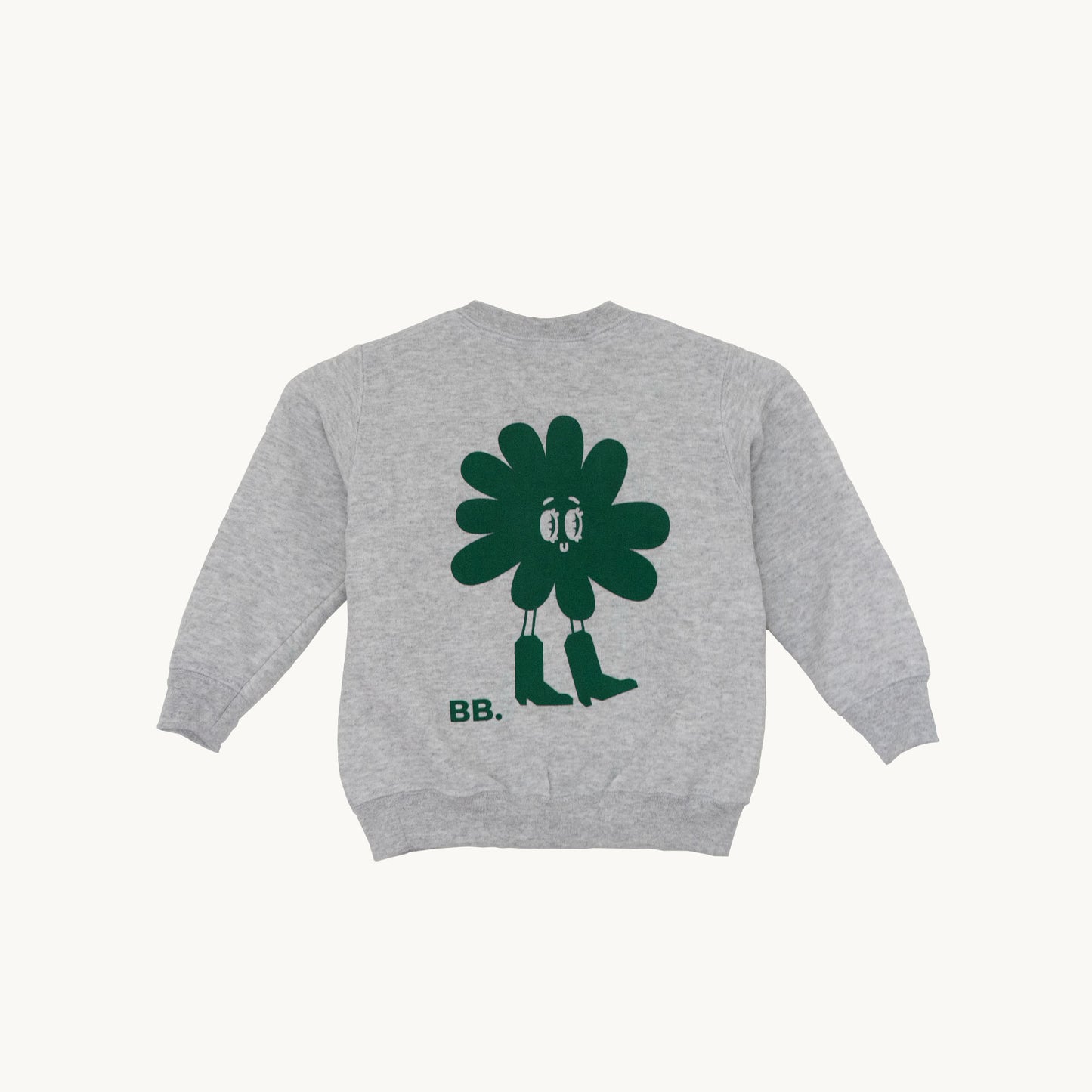 Blomsterbarn Sweat - Grøn boot