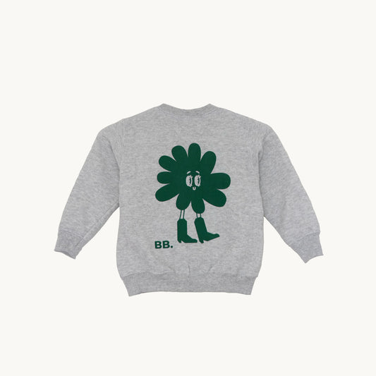 Blomsterbarn Sweat - Grøn boot