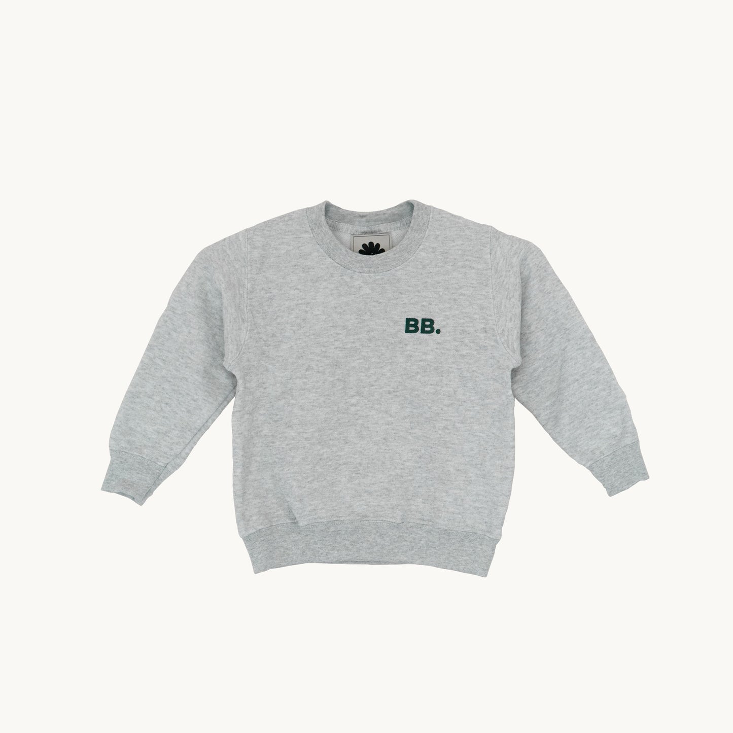 Blomsterbarn Sweat - Grøn boot