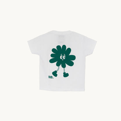 Hvid tee - Grøn kondi