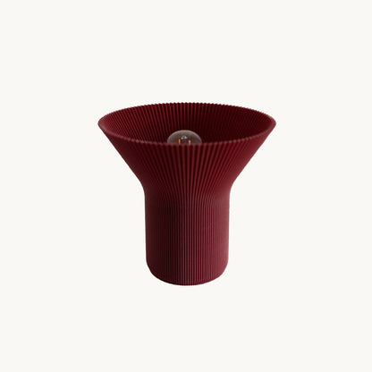 Bioplast lampe - Burgundy