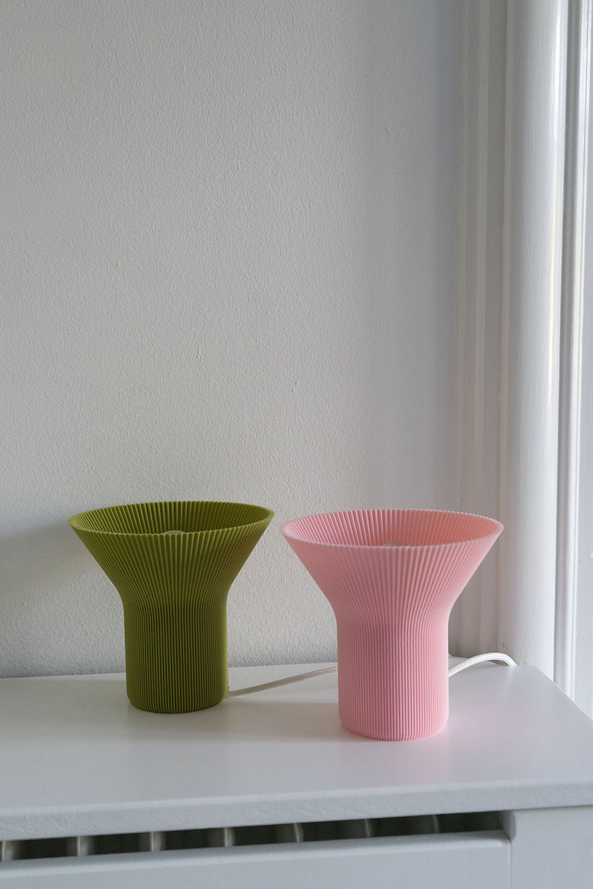 Bioplast lampe - Golden lime