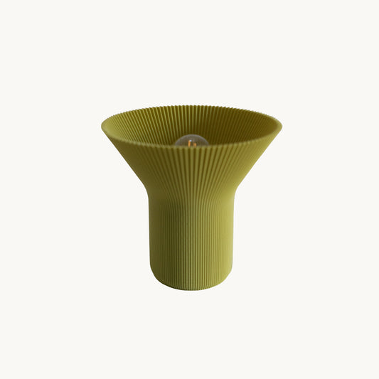 Bioplast lampe - Golden lime