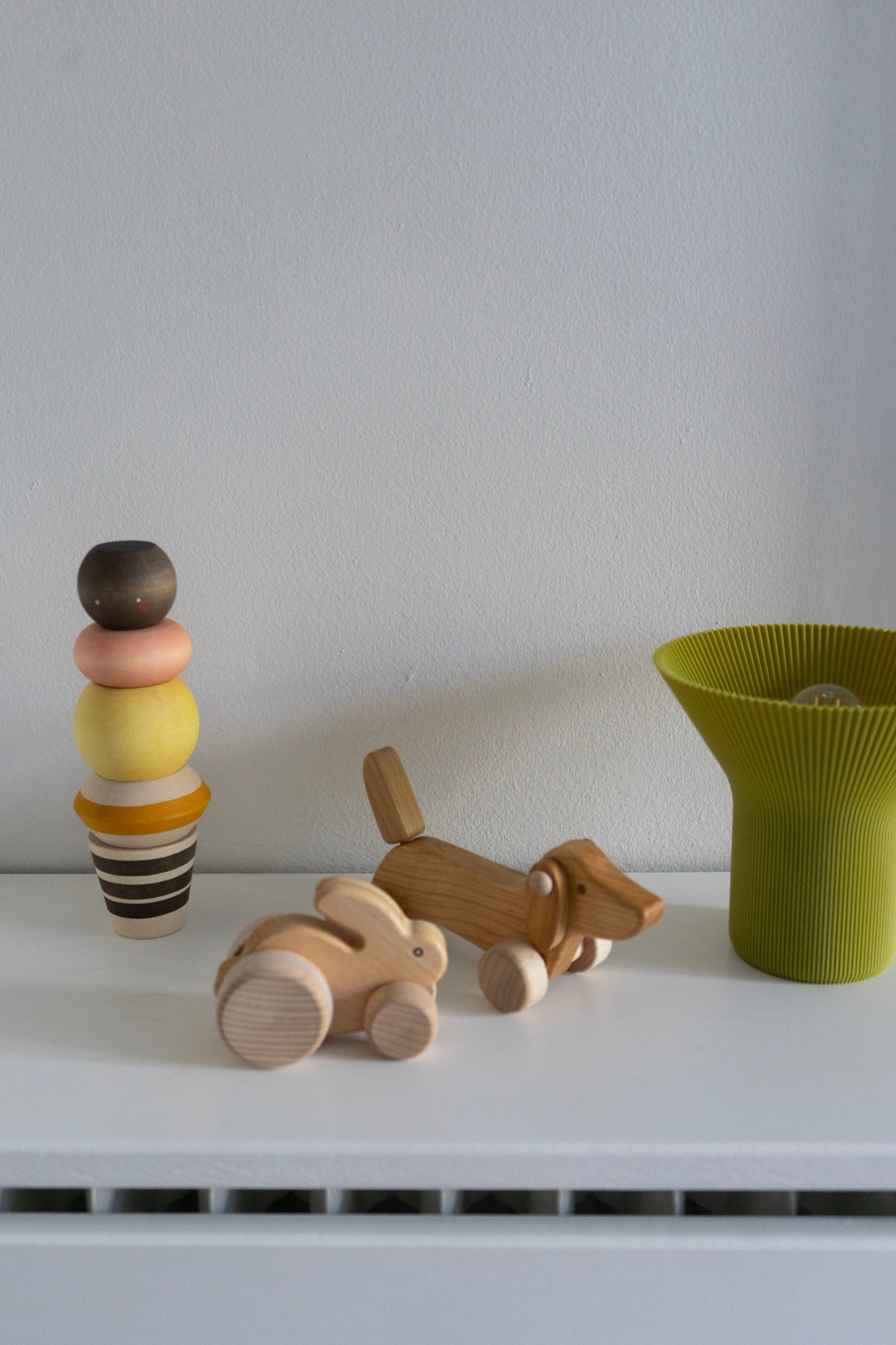 Bioplast lampe - Golden lime