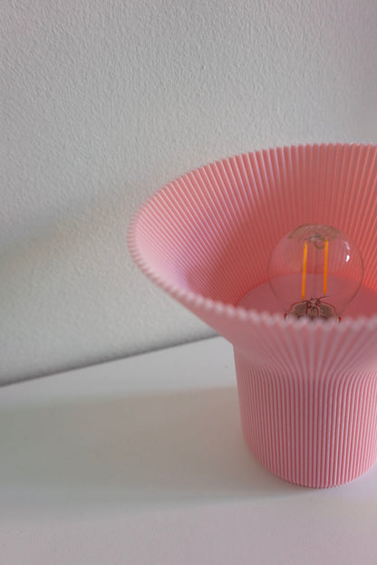 Bioplast lampe - Rose