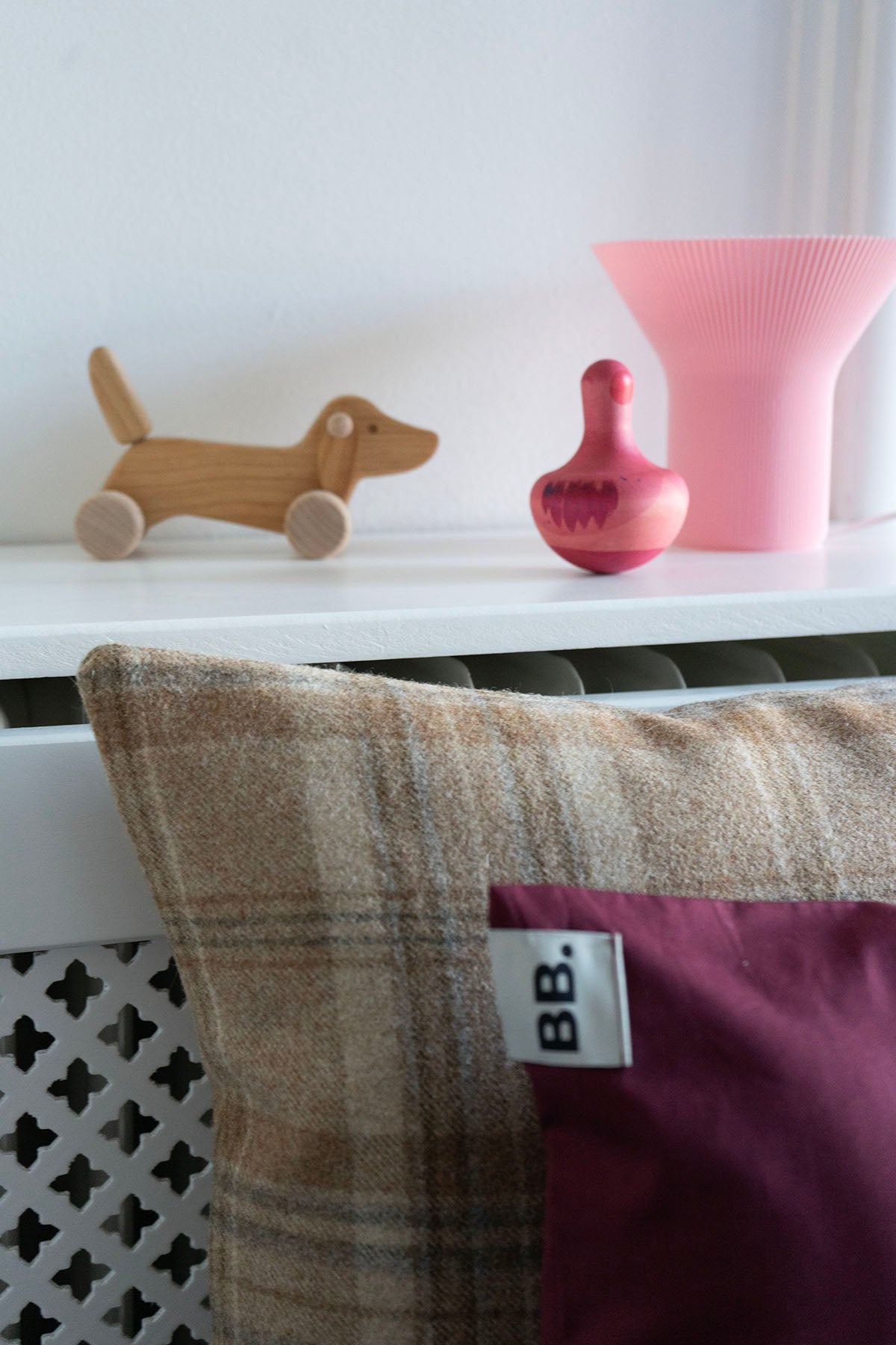 Bioplast lampe - Rose