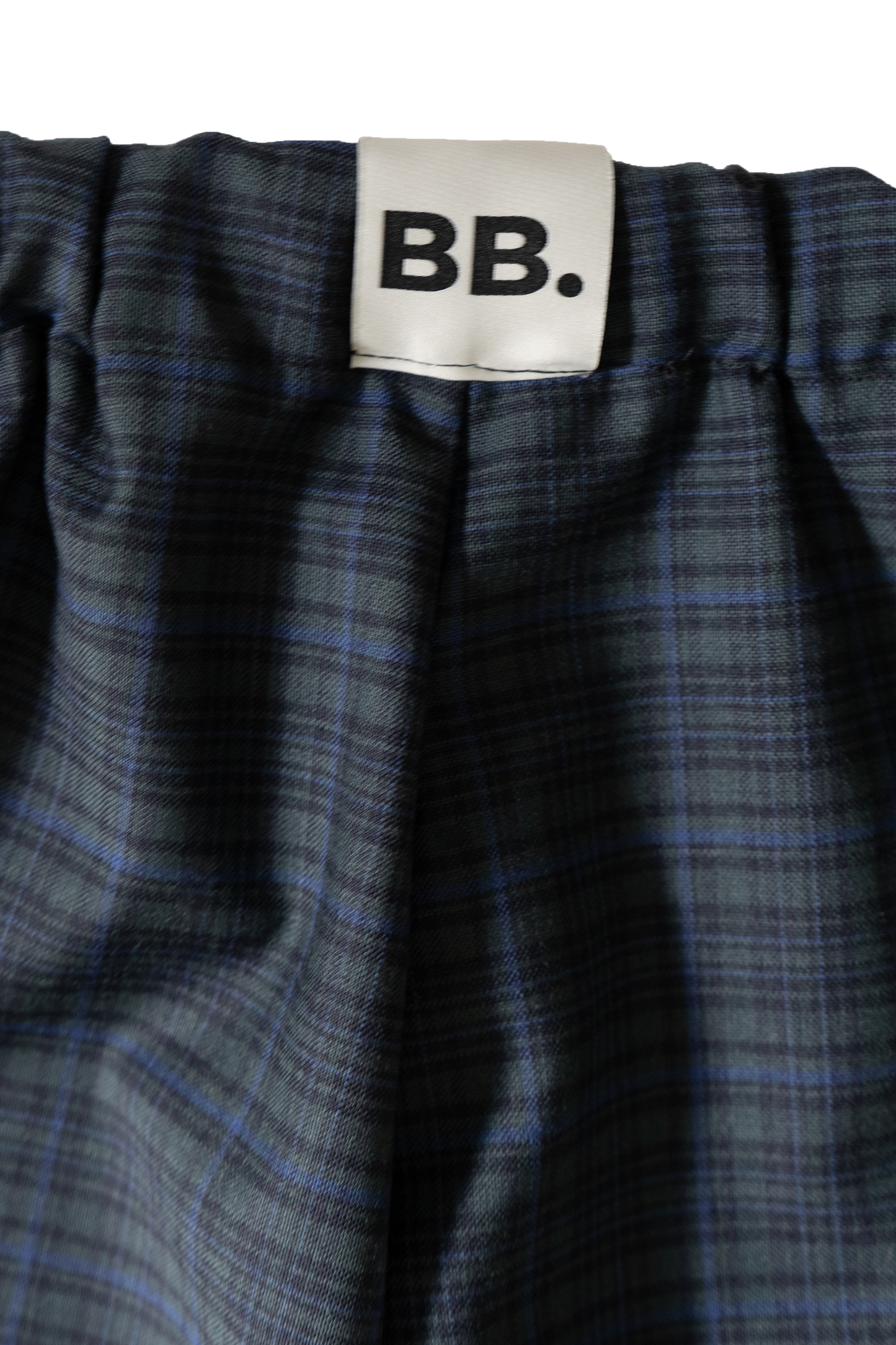 Surplus bukser - blå tern - 100% uld