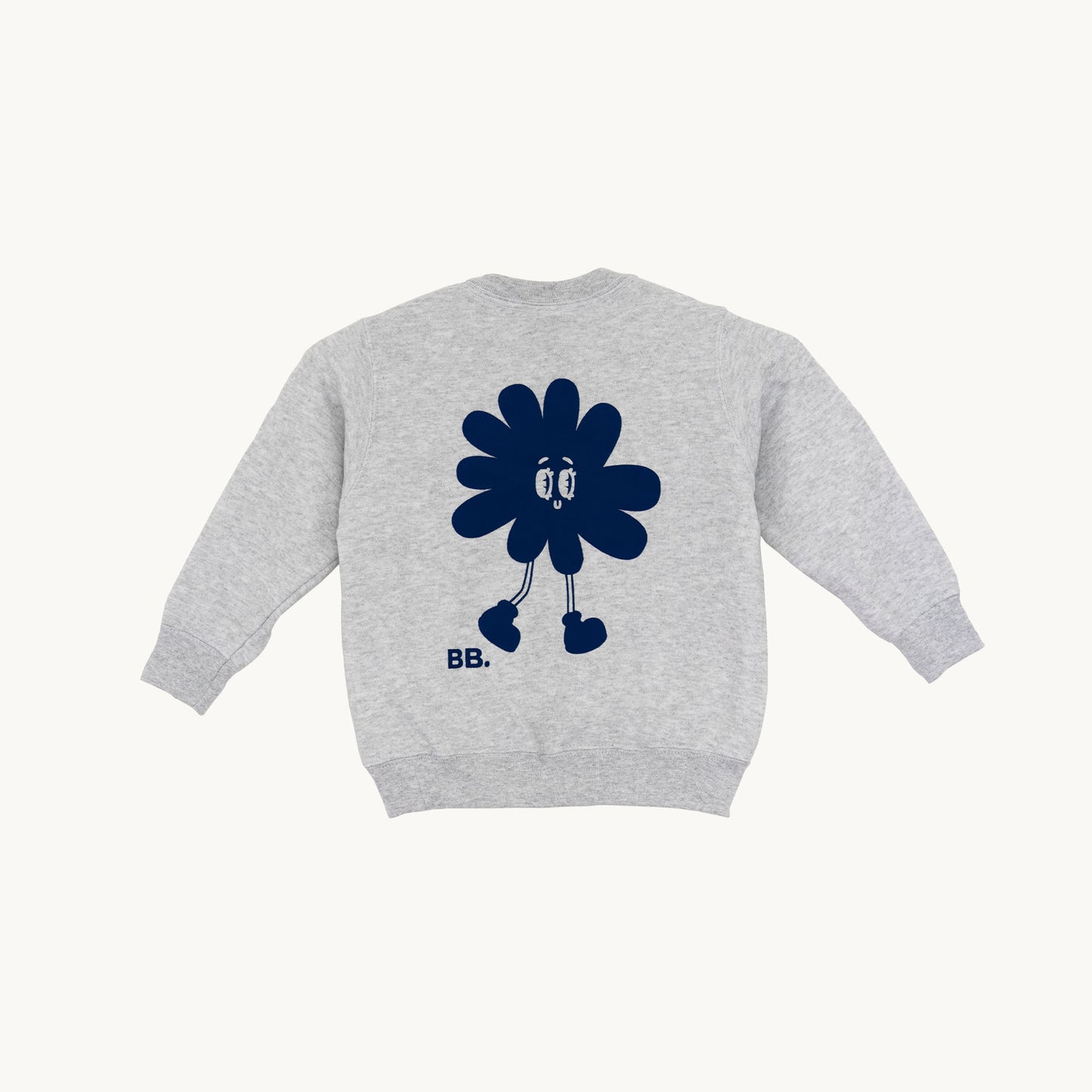 Blomsterbarn Sweat - Navy kondi
