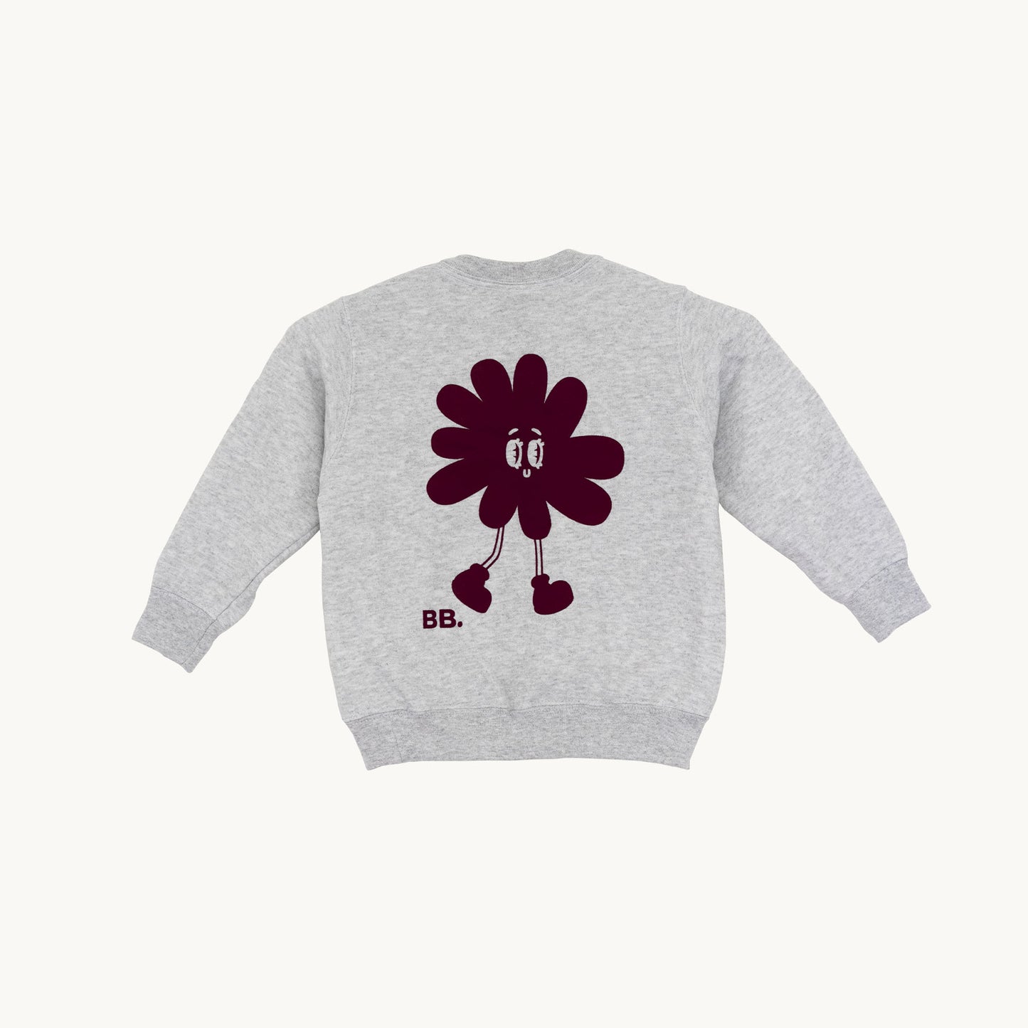 Blomsterbarn Sweat - Bordeaux kondi