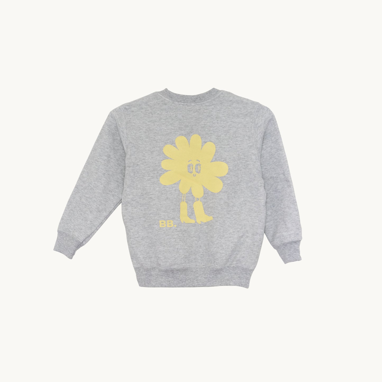 Blomsterbarn Sweat - Gul boot