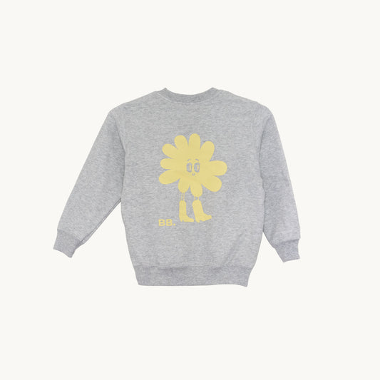 Blomsterbarn Sweat - Gul boot