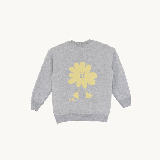 Blomsterbarn Sweat - Gul kondi