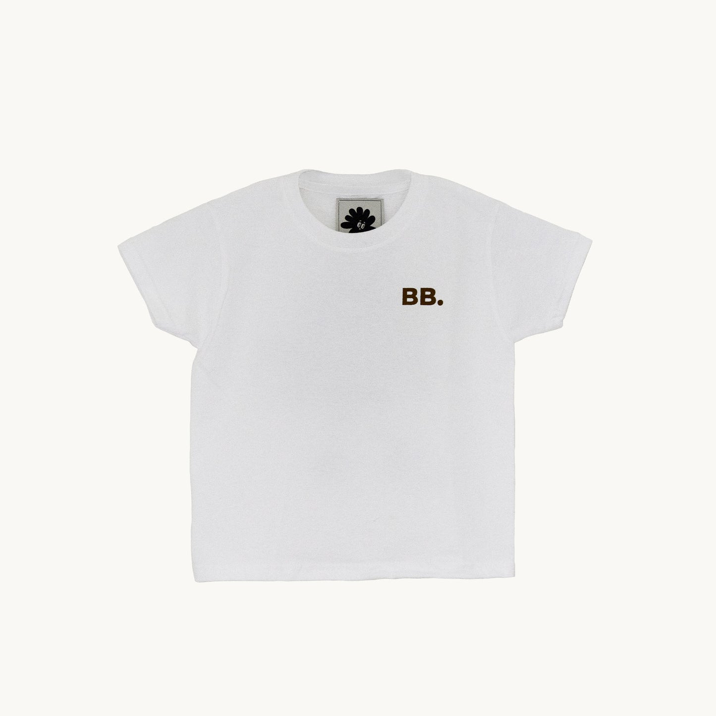 Hvid tee - Brun boot