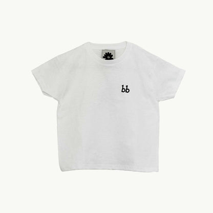 Hvid tee - Solmotiv