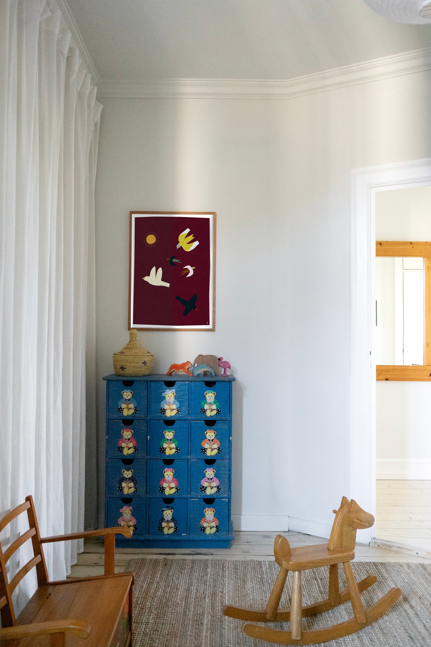 Fugle plakat 50 X 70 cm