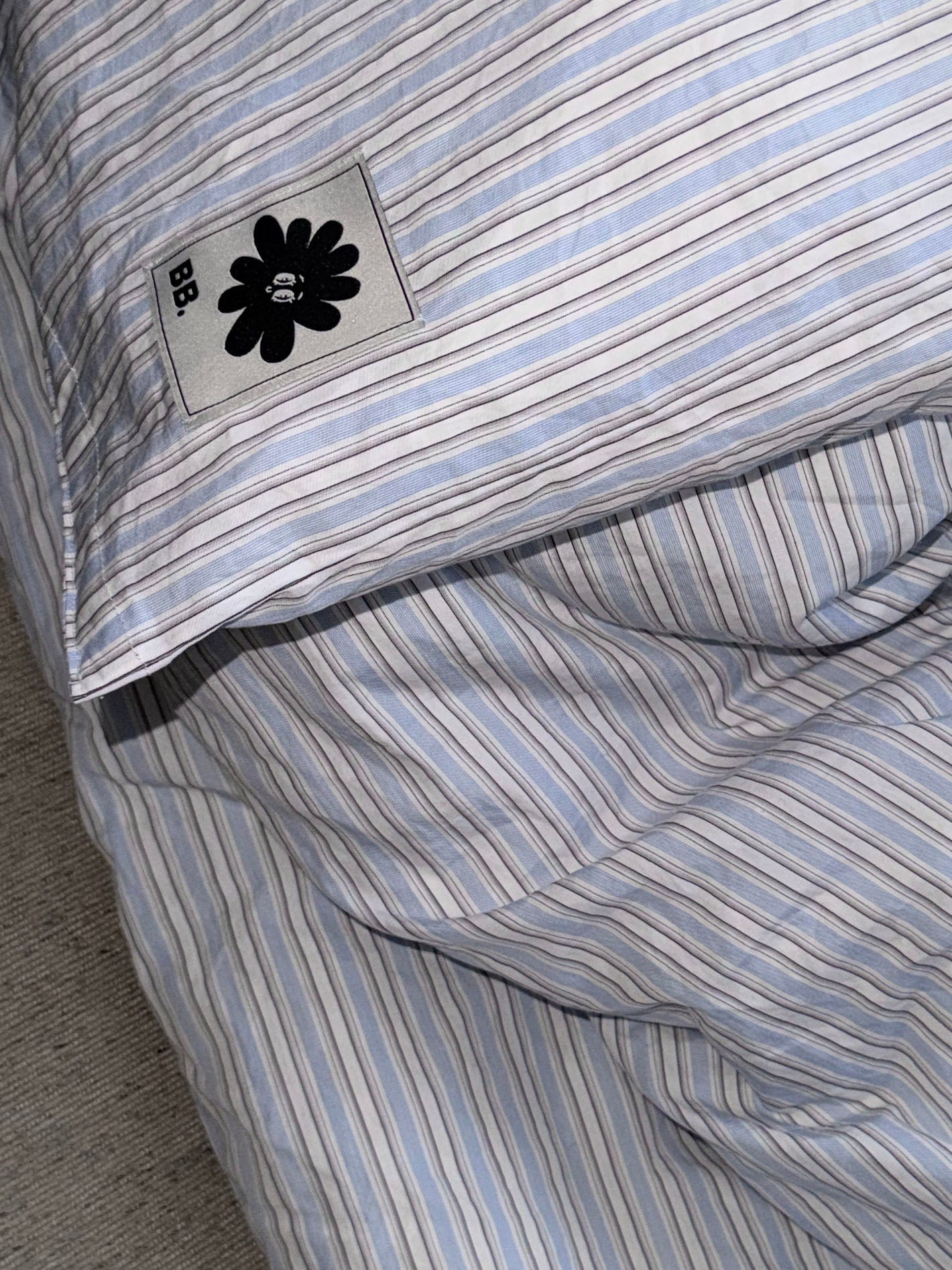 Surplus juniorsengetøj - Stripe