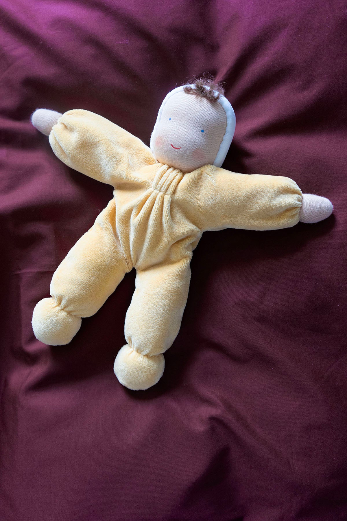 Håndlavet velourdukke, Sun