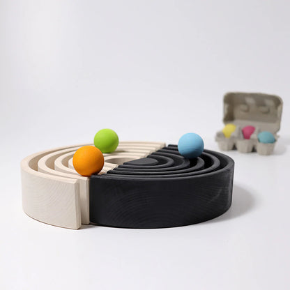 Regnbue i træ - Monochrone