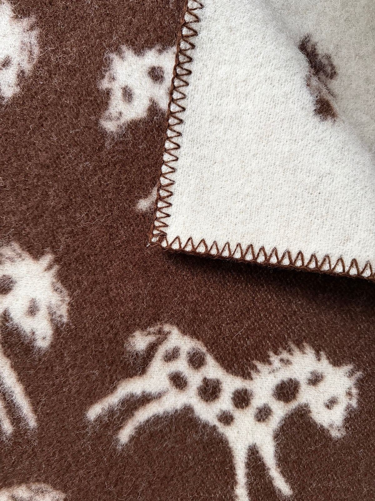 Klippan babyplaid - Pony - Brun