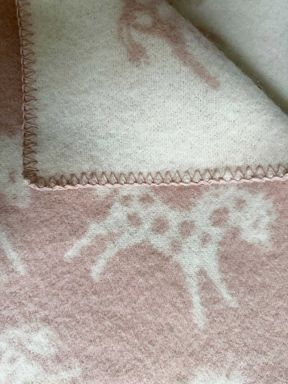 Klippan babyplaid - Pony - Dusty pink