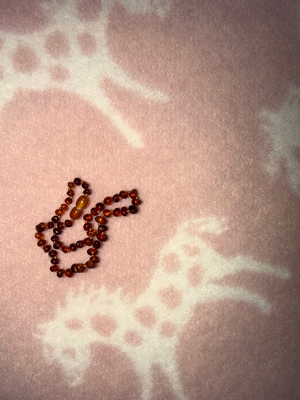 Klippan babyplaid - Pony - Dusty pink