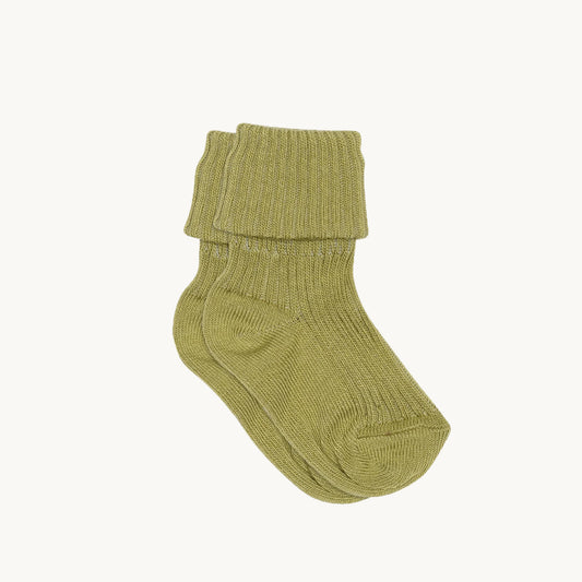Rib strømper i bomuld - Cedar