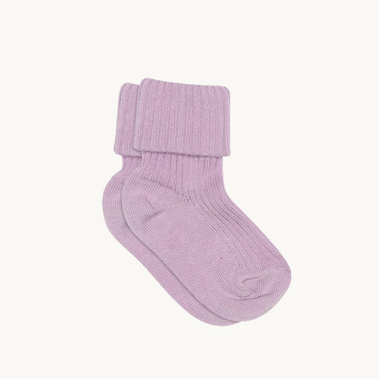 Rib strømper i bomuld - Lupine
