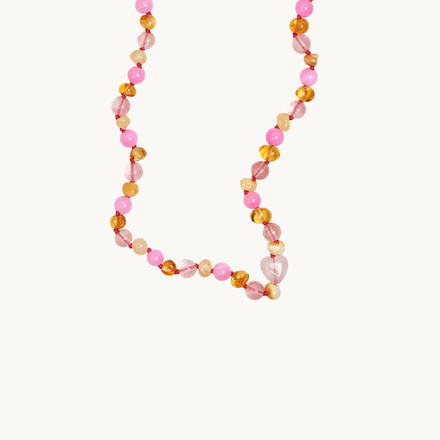 Bondi halskæde - Natursten