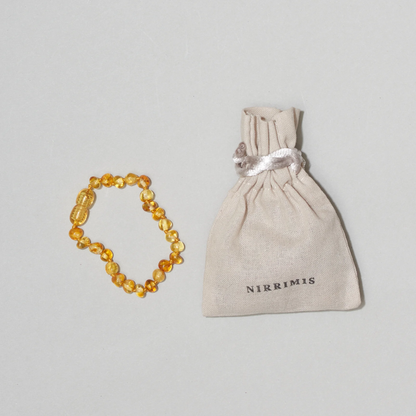 Faye rav armbånd - Natursten