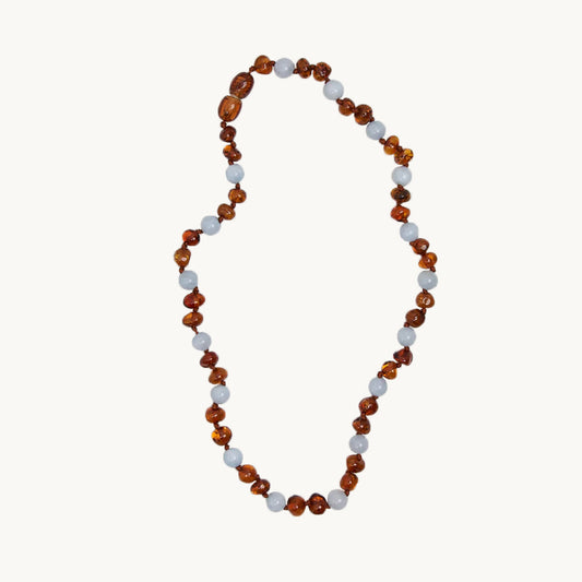 Regn halskæde - Natursten