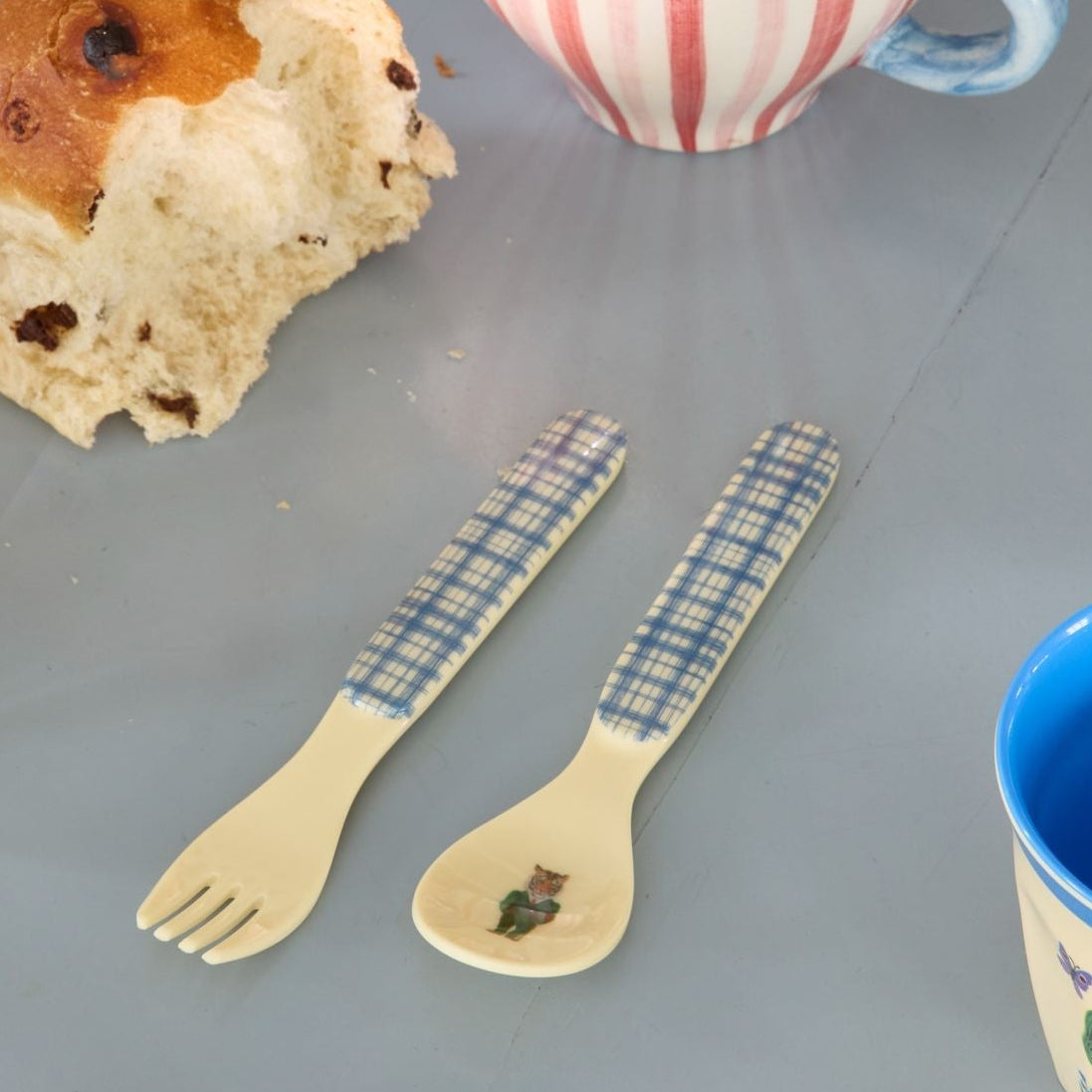 Nathalie Lété børnebestik - Blå