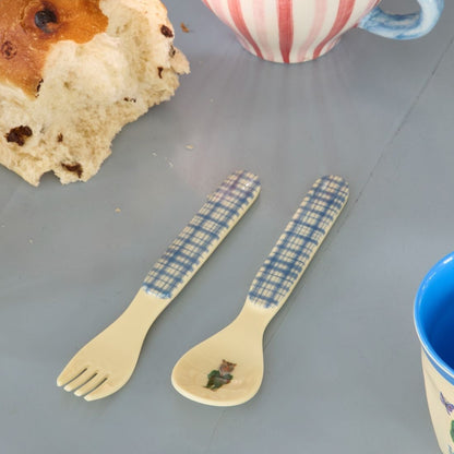 Nathalie Lété børnebestik - Blå