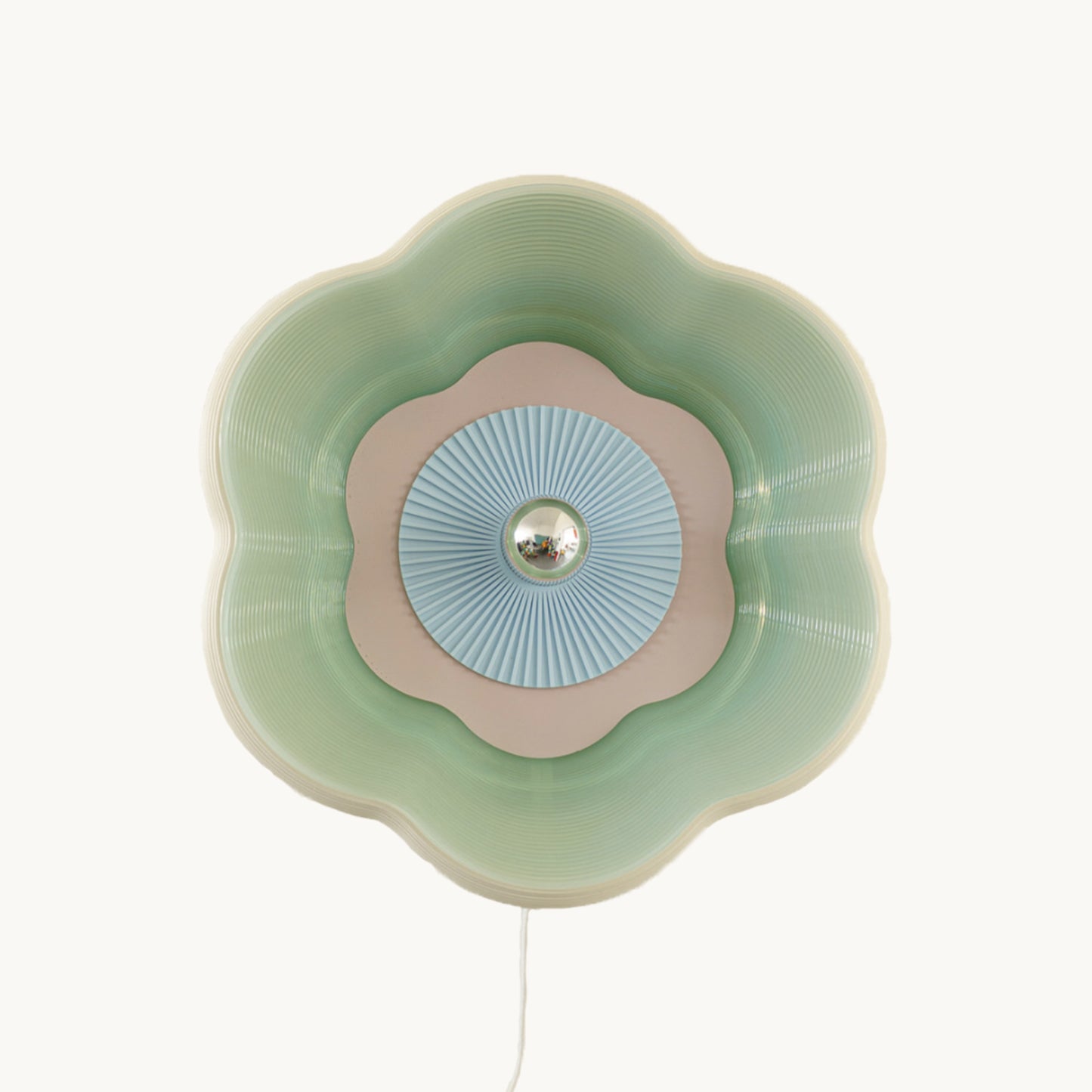 Bioplast blomsterlampe - Grøn